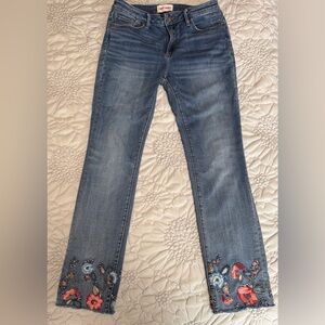Driftwood Colette Embroidered Blue Jeans